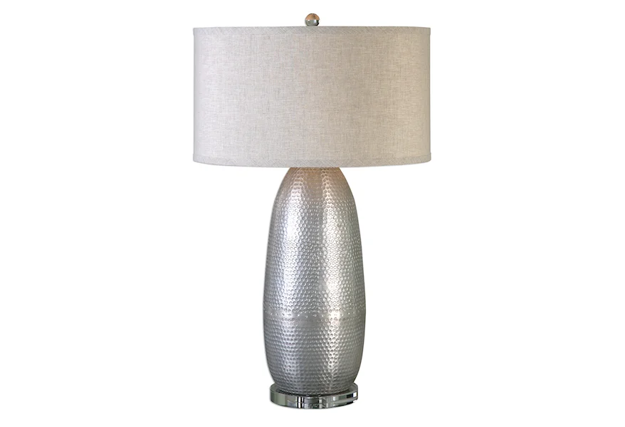 Table Lamps Tartaro Industrial Silver Table Lamp by Uttermost at Esprit Decor Home Furnishings